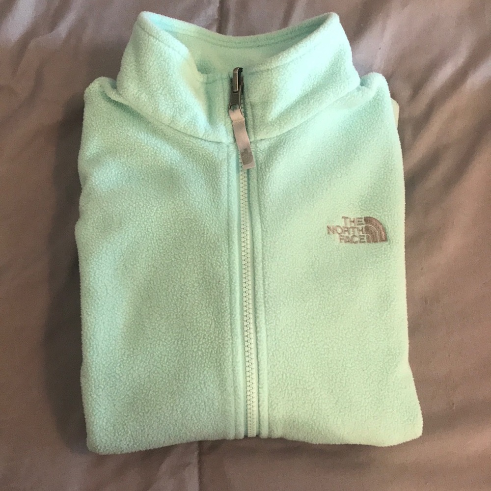 Mint green North Face